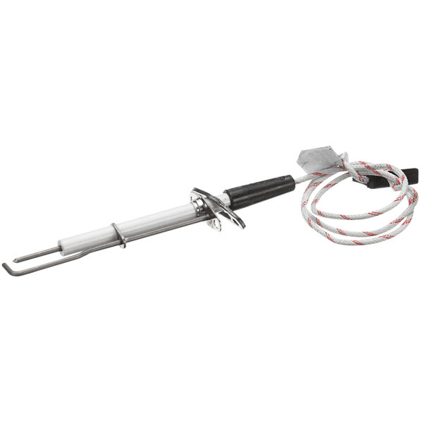 A white and black ignition electrode kit with a cord.