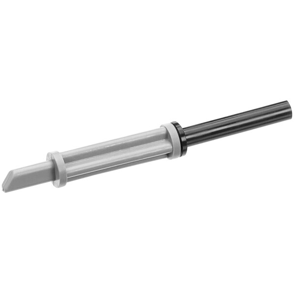 A black and white plastic tool with a metal tip.