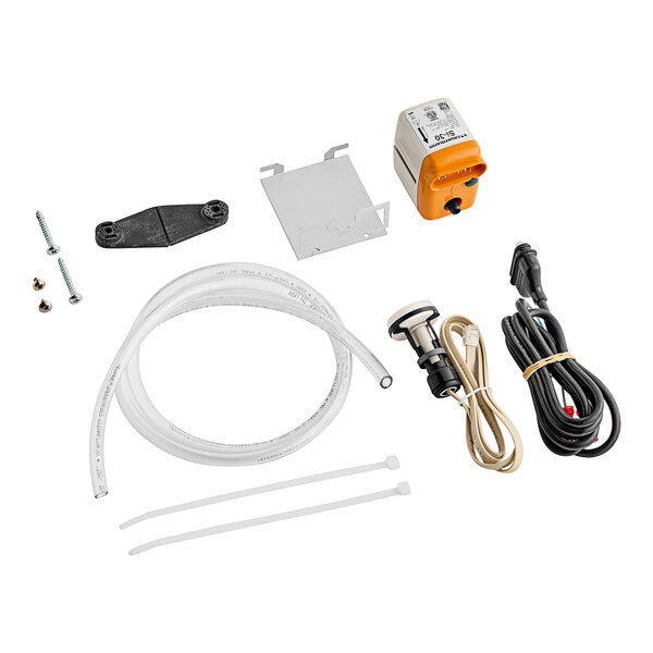 A Hoshizaki SP-5080 pump service kit with a water pump, hose, and wires.