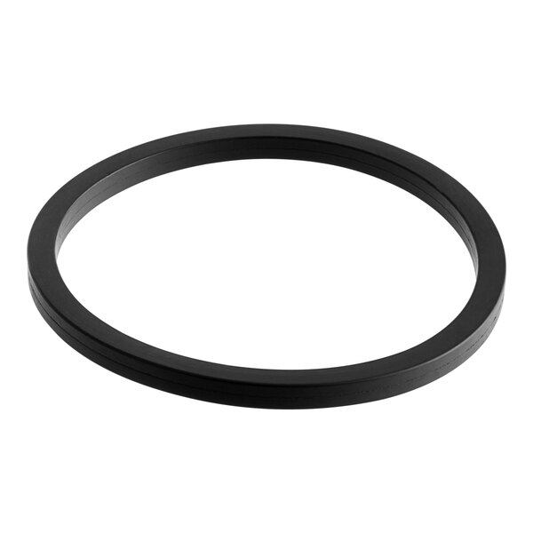A black rubber O-ring.