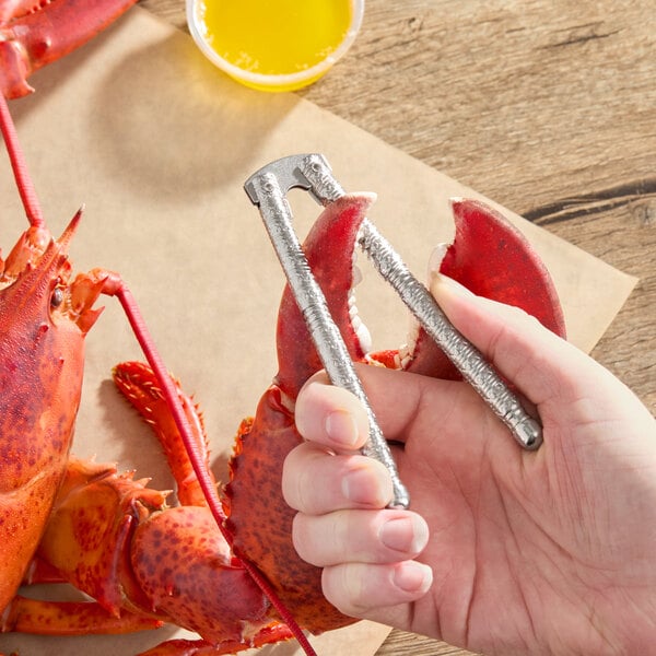 Choice 4 1/2" Zinc-Plated Steel Lobster / Nut Cracker