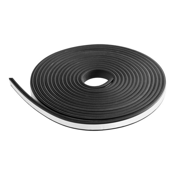 A roll of black rubber tape.