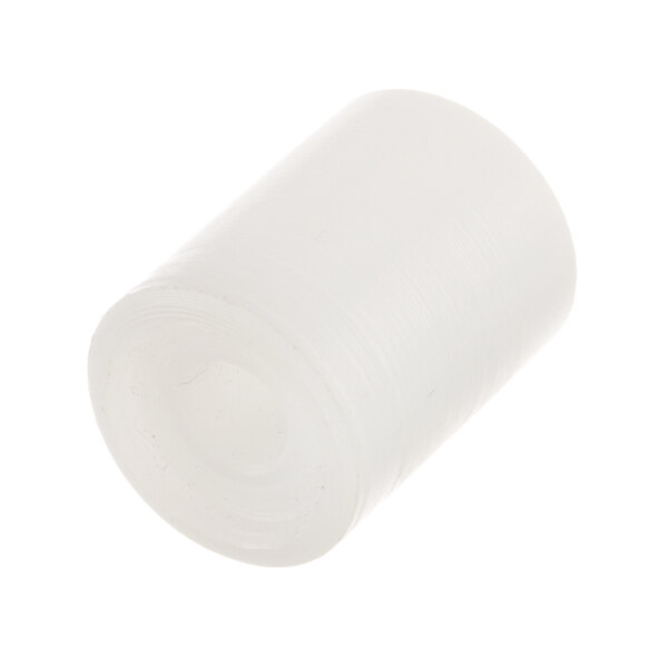 A white plastic roller for Stero dishwasher parts.