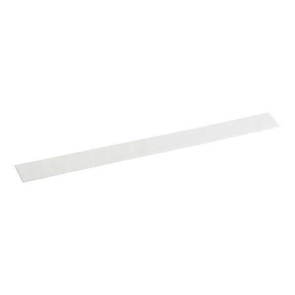 A white rectangular wicking strip.