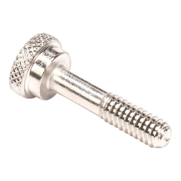 A close-up of a silver Frymaster thumbscrew.