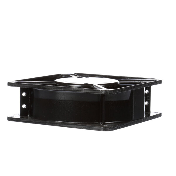 A black metal Middleby Marshall axial fan.