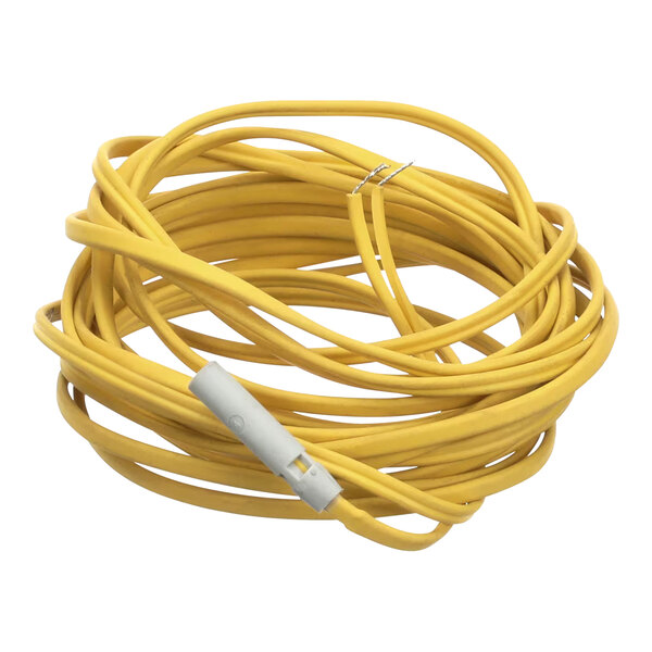 A True Refrigeration yellow probe cable with a white end.