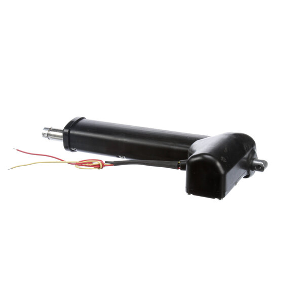 A black Henny Penny actuator with red and yellow wires.