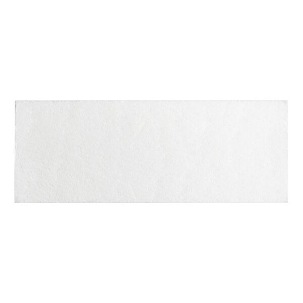 A white rectangular wicking pad.