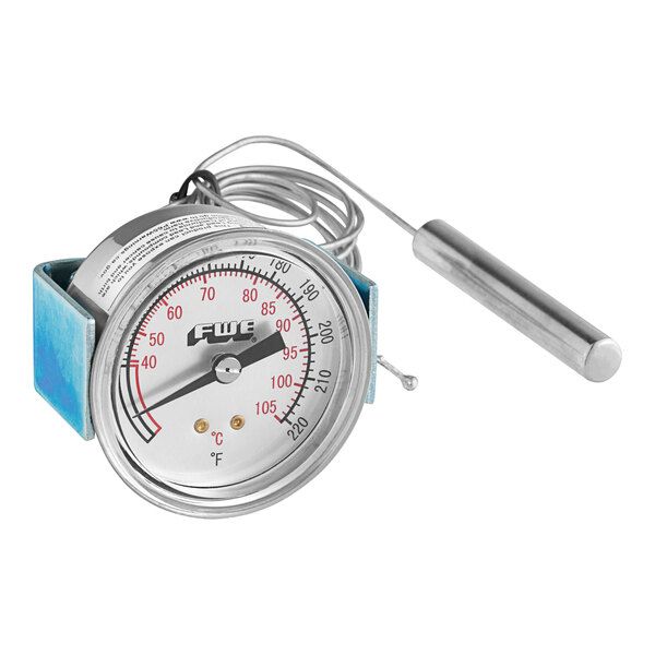 A T-METER H1 thermometer with a metal handle and a metal temperature gauge.