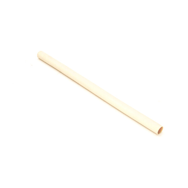 A long white tube on a white background.