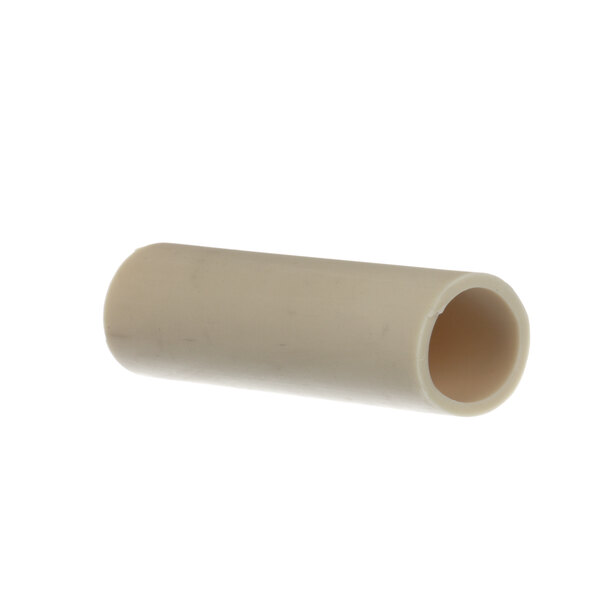 A white tube with a small hole on the end.