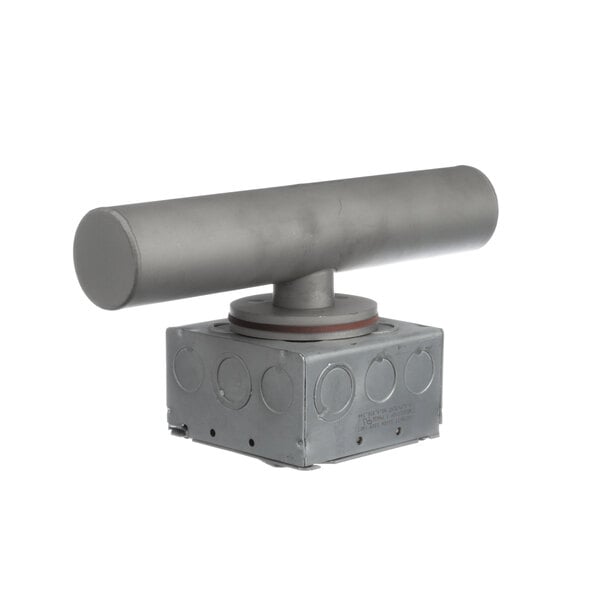 A grey metal Atlas Metal Industries Inc Element with a long metal tube.