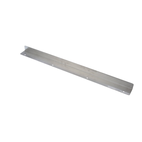 A stainless steel Southbend center plate with holes.