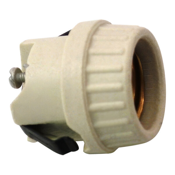 The white plastic socket for a Giles ceramic lamp base.