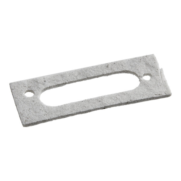 A white rectangular Vulcan Pilot Gasket with holes.
