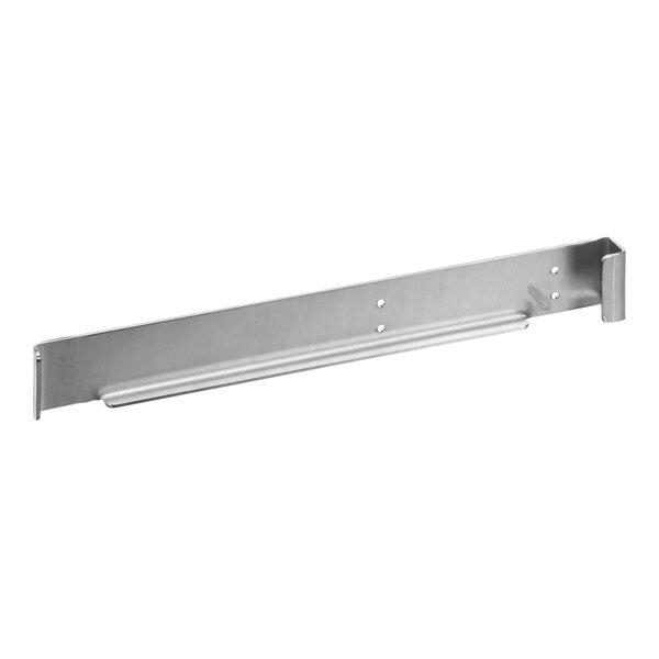A metal bracket with holes.