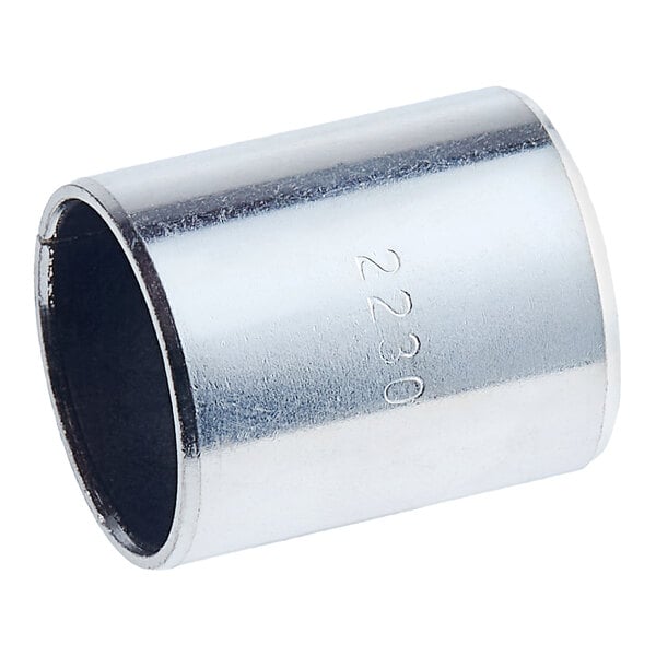 A silver metal Berkel bushing with numbers on it.