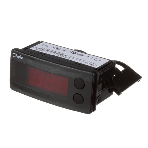 A Franke Danfoss RCU replacement kit with a black digital temperature meter and red LED display.