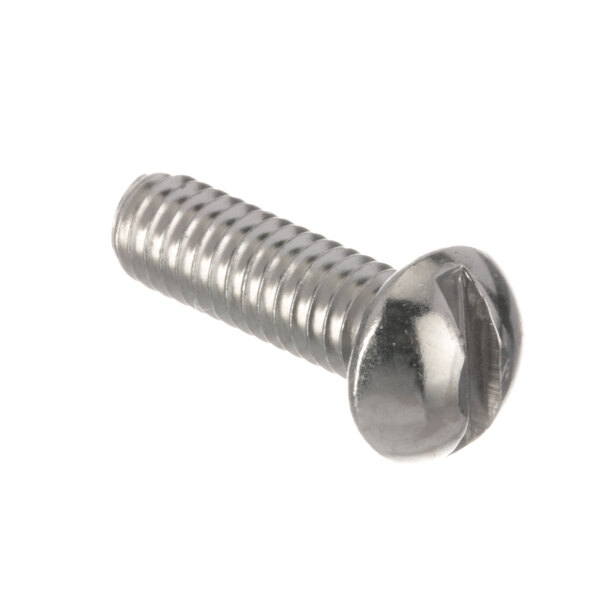 A close-up of a Vollrath machine screw.