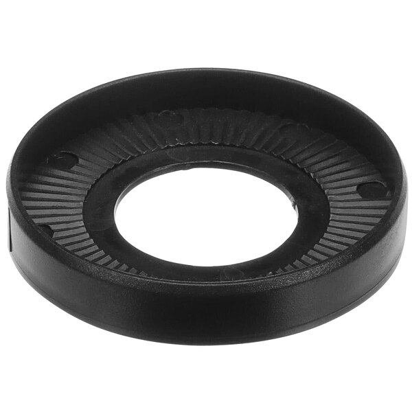 A black round Varimixer RN20-47.10 thrust washer with a hole in the center.