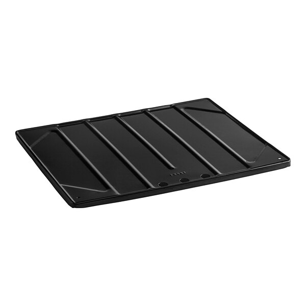 A black rectangular US Range oven bottom assembly with a handle.