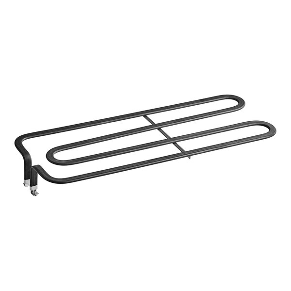 A black metal bar with two handles.