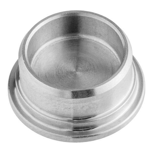 A silver metal Hobart magnet holder with a circular base.