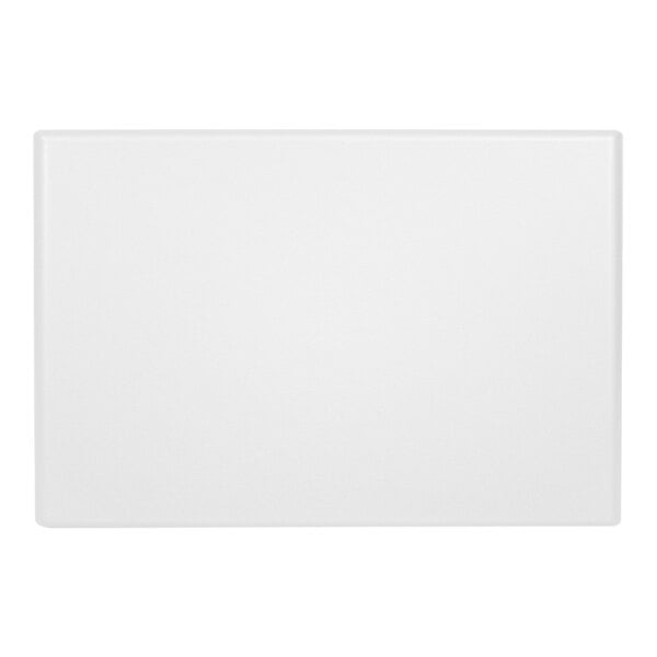 Grosfillex X1 32" x 48" Rectangular White Outdoor Molded Melamine Table Top