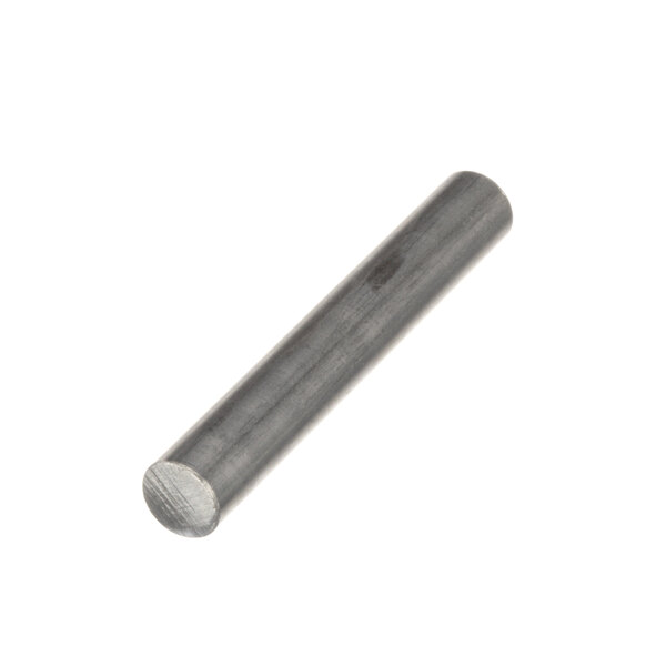 A close-up of a Blakeslee Idler Arm Pivot Rod, a long metal rod with a small hole on the end.