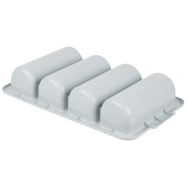 Gray 4-Compartment Polyethylene Cutlery Box