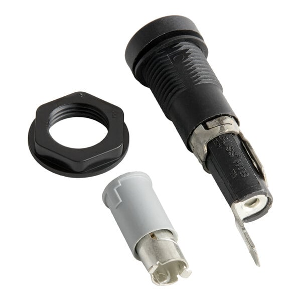 A Lincoln 370342 HTB-361 fuse holder with a removable fuse and mounting nut.