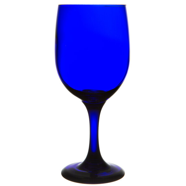 Blue Wine Glass Libbey Cobalt Blue Goblets