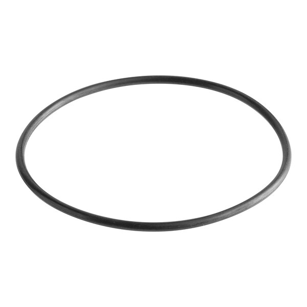 A black rubber o-ring.