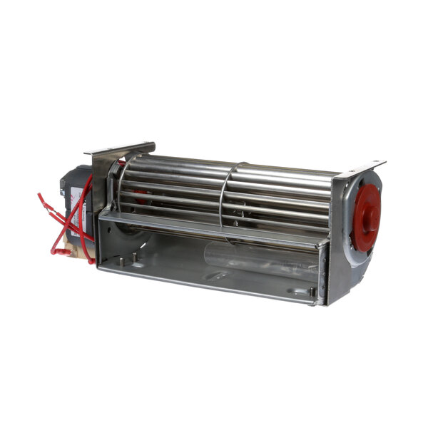 An Antunes blower motor kit with a red button.