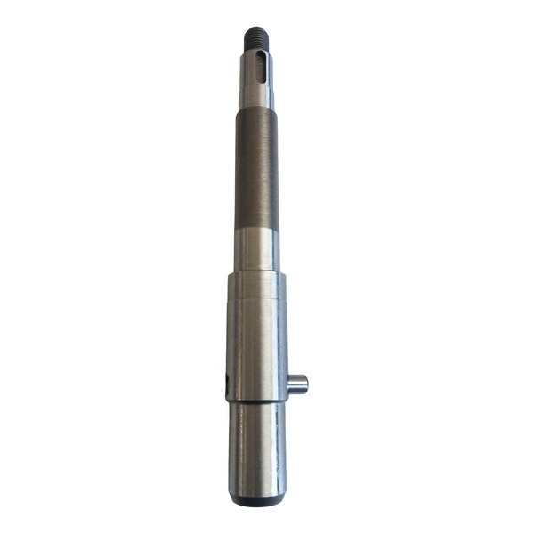 A metal planetary shaft component for machinery or industrial use.