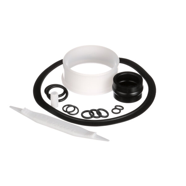 A close-up of a black and white Taylor O-Ring kit.
