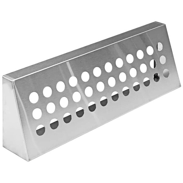 A Duke Pan weldment with holes in metal.