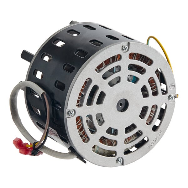 A Lincoln Motor Blower Fan with wires attached.