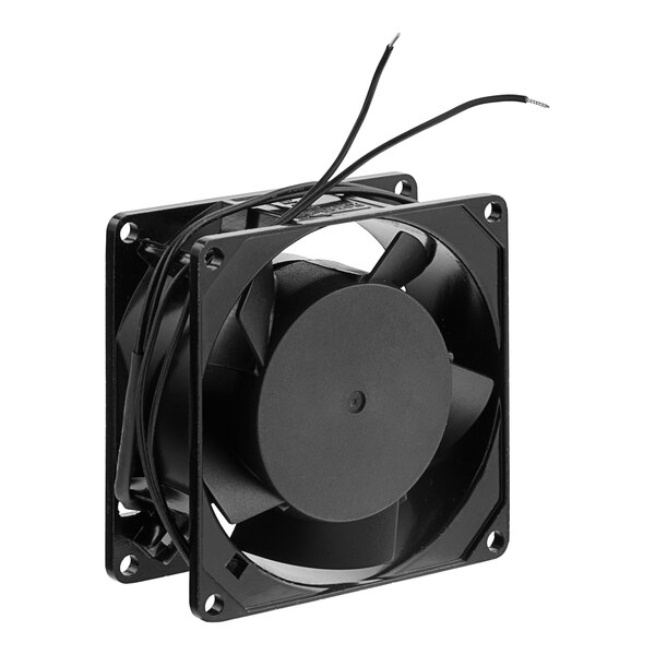 A black Imperial cooling fan with wires.