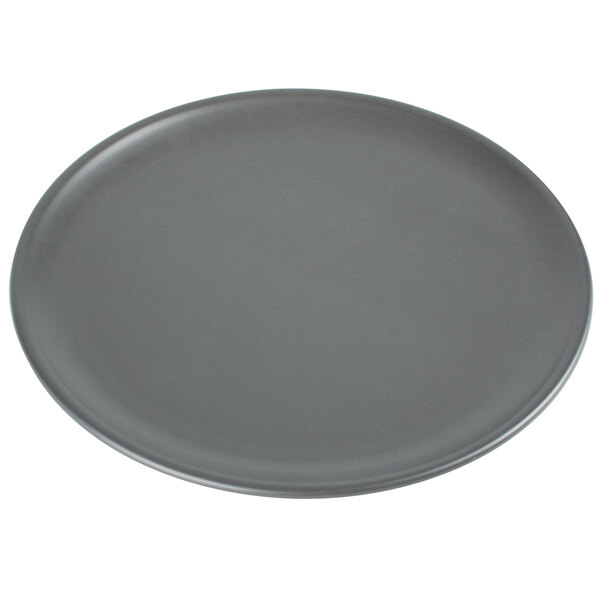 An American Metalcraft hard coat anodized aluminum coupe pizza pan.