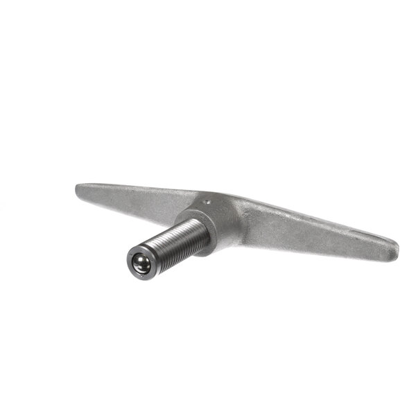 A silver metal Cleveland J-K polished handle with a screw.