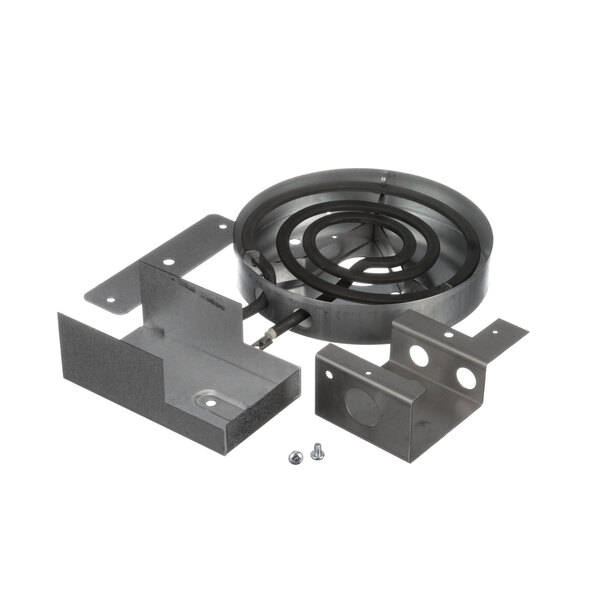 A Wells WS-50387 element kit with screws on a metal table.