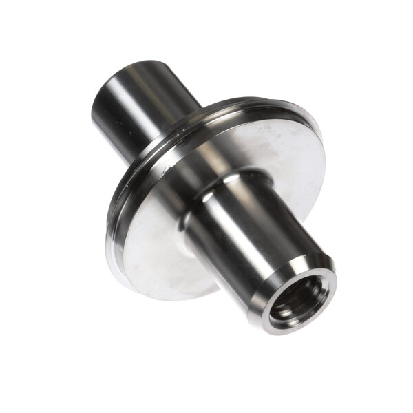 A close-up of a stainless steel Groen bonnet nut.