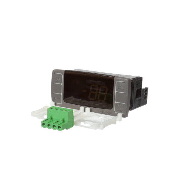 A grey and black Duke SUB-DIXEL-REPL kit with green wires and a green connector.