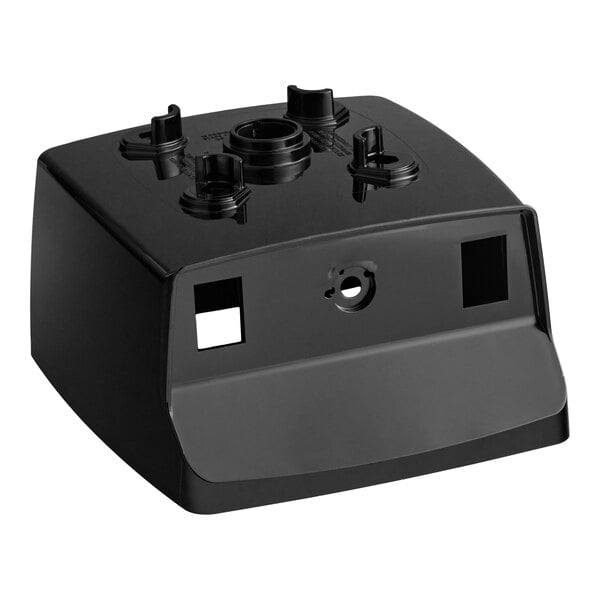 A black Vitamix 15728 upper motor base shell.