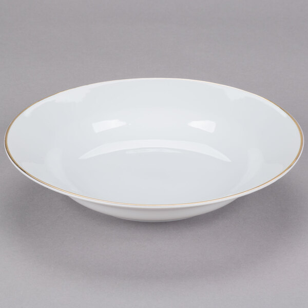 a close up of a white plate