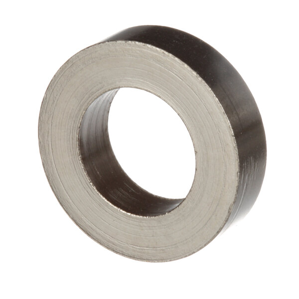 A stainless steel circular bushing sleeve.