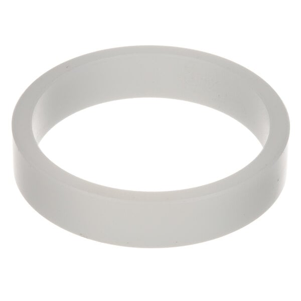 A white rubber circle with a white tape ring.