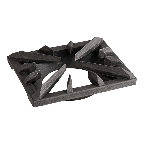 A black metal Vulcan rear grate with four spikes.